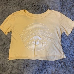 Billabong logo crop top